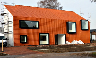 Installatie sanitair, centrale verwarming en ventilatie in nieuwe kantoren DEWACO Denderleeuw