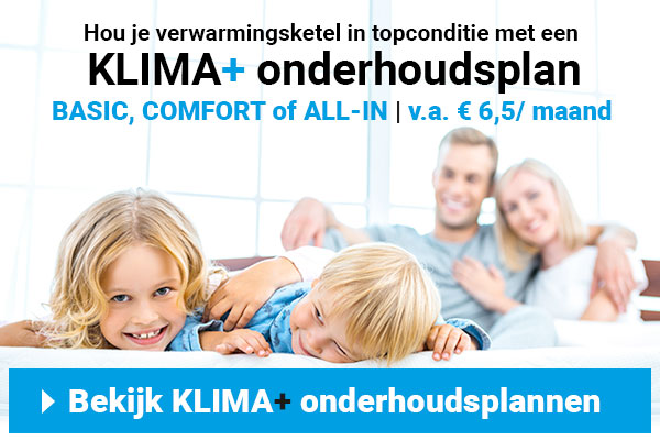 KLIMA+ onderhoudsplan vanaf 6,5 euro/maand